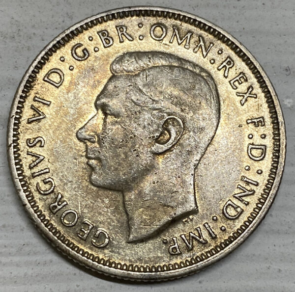 1943 AUSTRALIA SILVER FLORIN PGC110